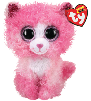 М'яка іграшка TY Beanie Boo's Кошеня Reagan Рожевий 15 см (008421363087)