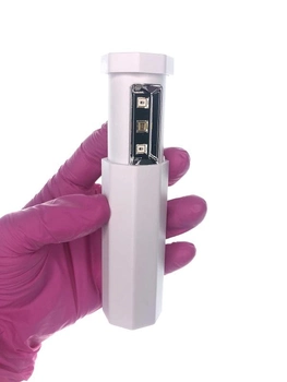 Портативный карманный телескопический стерилизатор UVС белый