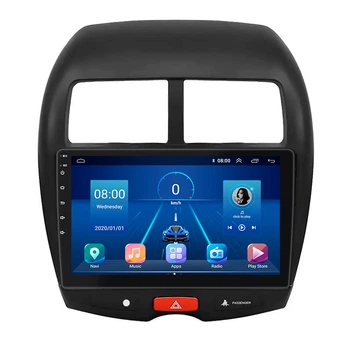 Штатная магнитола Lesko для Mitsubishi Outlander Sport I Рестайлинг 2012-2016 экран 10" 2/32Gb 4G Wi-Fi GPS
