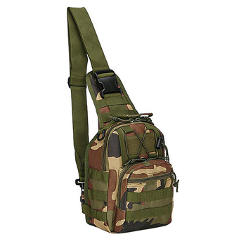 Рюкзак тактичний на одне плече AOKALI Outdoor B14 6L Camouflage CP