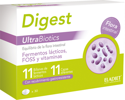 Дієтична добавка Eladiet Digest Ultrabiotics 30 таблеток (8420101215271)