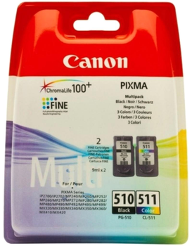 Набір картриджів Canon PG-510 / CL-511 Multi Pack Black+Color (2970B010)