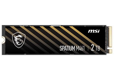 Твердотільний накопичувач M.2 2Tb, MSI Spatium M461, PCI-E 4.0 x4, 3D TLC, 5000/4200 MB/s (S78-440Q550-P83)