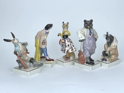 Статуетка порцелянова KYIV PORCELAIN На злобу дня 16.5 см 5 шт (156)