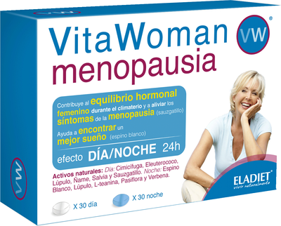 Дієтична добавка Eladiet Vita Woman Menopausia 60 таблеток (8420101215240)