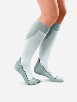 Pończochy uciskowe Jobst Sport Socks White Grey S (4042809475388)