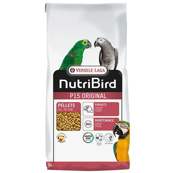 Корм для крупных попугаев Versele-Laga NutriBird P15 Original Верселе-Лага НУТРИБЕРД Ориджинал ежедневный 10 кг (221273)
