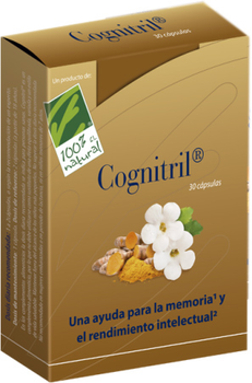 Дієтична добавка 100% Natural Cognitril 30 капсул (8437019352035)