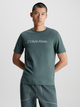 Koszulka męska basic Calvin Klein 00GMF3K133-CEG XL Ciemnoszara (8720108332712)