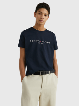 Футболка чоловіча Tommy Hilfiger MW0MW11465-403 L Блакитна (8719858459466)