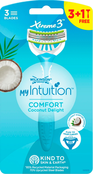 Одноразові станки Wilkinson Sword Xtreme 3 Coconut Delight 3+1 шт (4027800152506)