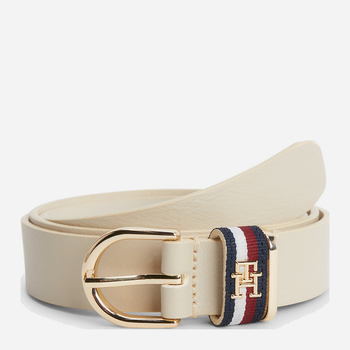 Pasek damski Tommy Hilfiger AW0AW14940-AA8 85 cm Beżowy (8720644248430)