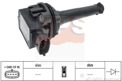 Катушка зажигания EPS 1.970.448 Volvo C70, V70, S80, S60, XC90, XC70 30713416, 9125601