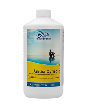 Chemoform Alba Super K 1 л – жидкое средство от водорослей, бактерий и грибков + фунгицид + бактерицид
