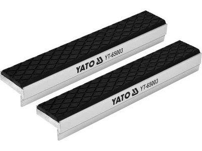 Губки сменные тисков YATO алюминий резина 150х30х10мм YT-65003
