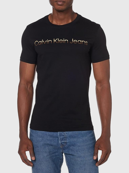 Koszulka męska Calvin Klein Jeans J322511 XL Czarna (8720108054096)