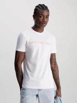 Koszulka męska Calvin Klein Jeans J322511 XL Biała (8720108055215)