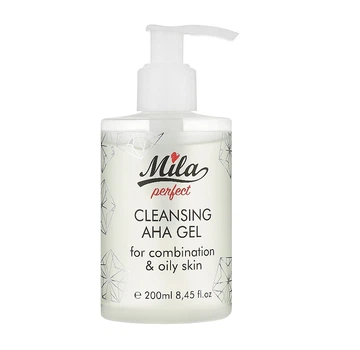 Очищающий гель с кислотами Mila perfect AHA AHA Cleanser gel 200 мл 3702261546200