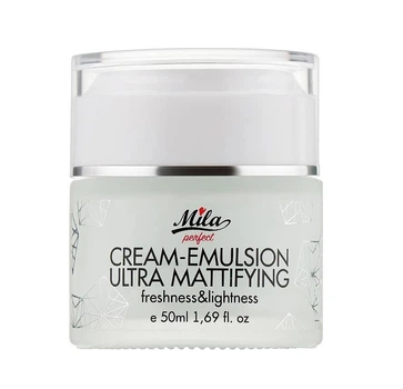 Нежно матирующая крем-эмульсия Mila perfect Cream-emulsion ultra mattifying 50 мл 3702263057506