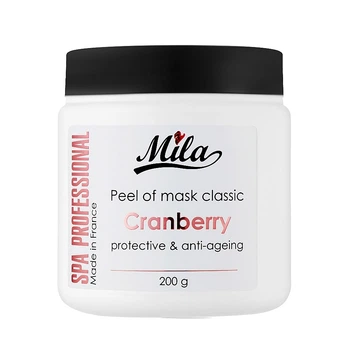 Альгінатна маска Mila Perfect проти зморшок Журавлина Cranberry Mask 200 г 3702261028201