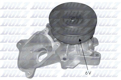 Водяний насос DOLZ B224 BMW 3 Series, 5 Series, X5, X3, X6, 1 Series, 6 Series 11517788305, 11517790135, 11517790322