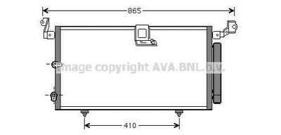 Радіатор кондиціонера AVA COOLING TO5384D Lexus RX 8845048010