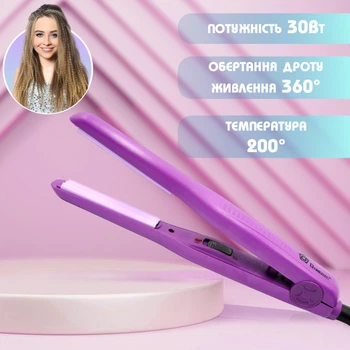 Прикорневая плойка гофре Domotec MS-4904-30W керамический утюжок