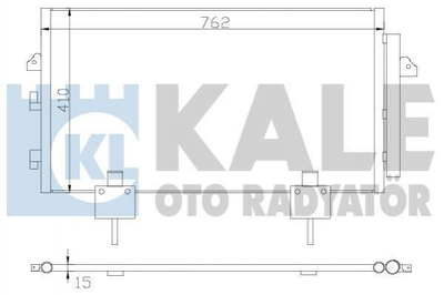Радіатор кондиціонера KALE 383400 Toyota Rav-4 8846042060, 8846042070, 8846042080