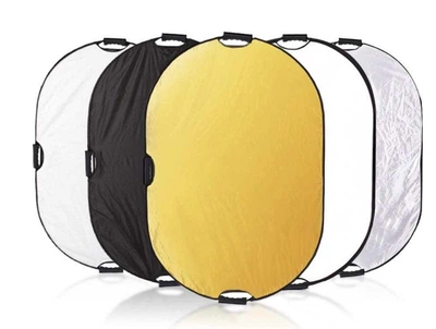 Овальный светоотражатель Profi-light 5 в 1 для фотосъемки 90×120 см (55383657B6BC)