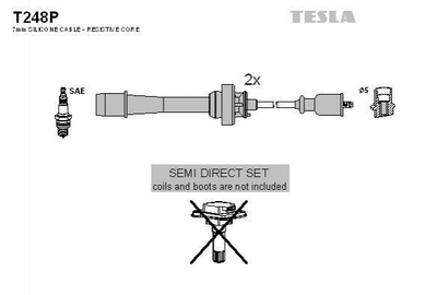 Провода высоковольтные TESLA T248P FP8618140A, FP8518140A