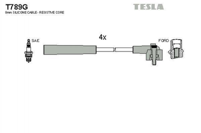 Провода высоковольтные TESLA T789G Ford Sierra 6772370