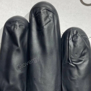 Перчатки виниловые AMPri размер L черного цвета 100 шт