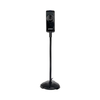 Веб-камера A4Tech, 1280x720/30 fps, микрофон, фиксированный фокус, угол обзора 52°, USB 2.0 Black
