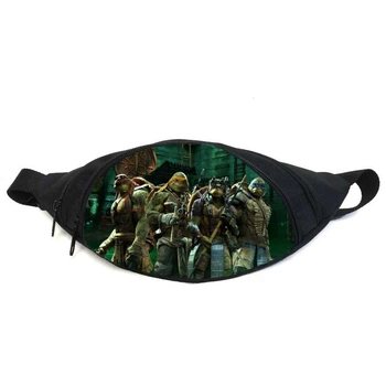 Поясная сумка Бананка Черепашки ниндзя (GBTN023) Gear Bag черная