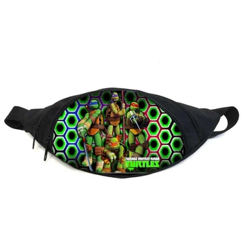 Поясная сумка Бананка Черепашки ниндзя (GBTN07) Gear Bag черная