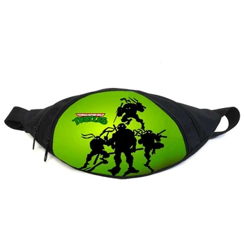 Поясная сумка Бананка Черепашки ниндзя (GBTN028) Gear Bag черная
