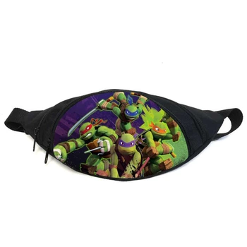 Поясная сумка Бананка Черепашки ниндзя (GBTN012) Gear Bag черная