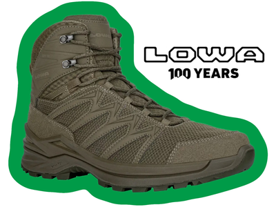 Ботинки тактические Lowa innox pro gtx mid tf ranger green (Темно-зеленый) UK 3/EU 36
