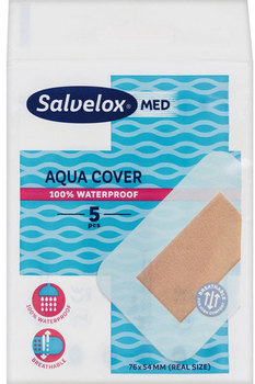 Plastry medyczne wodoodporne Salvelox Aqua Cover Dressings 7 x 2 cm 5 szt (7310616582658)