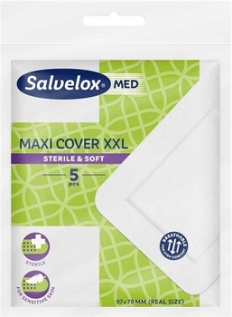 Plastry na modzele Salvelox Med Maxi Cover Dressings 10 x 8 cm 5 szt (7310616584553)