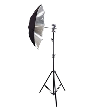 Набор студийного света с зонтом Prolighting PLAS 101 silver Kit-1