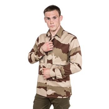 Рубашка тактическая камуфляжная боевая для силовых структур Brotherhood Camo 48-50/182-188 (OPT-7001)