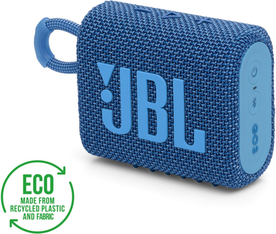 Głośnik przenośny JBL Go 3 Eco Niebieski (JBLGO3ECOBLU)