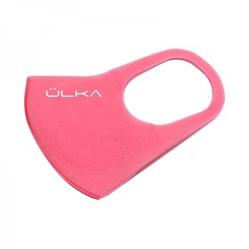 Питта-маска на лицо ULKA многоразовая защитная цвет розовый (2100994207671)