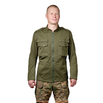 Куртка тактическая износостойкая облегченная для силовых структур Urban Brotherhood М65 R2D2 олива 52 (OPT-15001)