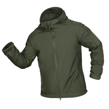 Куртка тактична демісезонна чоловіча для силових структур Stalker SoftShell Олива (7225), XXXL (OPT-34521)