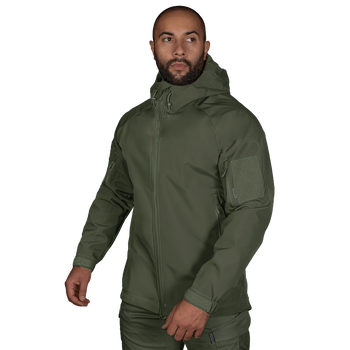 Куртка тактическая демисезонная мужская для силовых структур Stalker SoftShell Олива (7225), XXXL (OPT-34521)