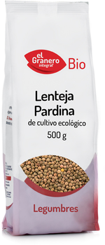 Сочевиця Granero Lenteja Pardina Bio 500 г (8422584048407)