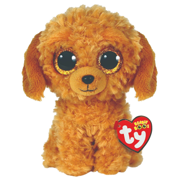 Дитяча м’яконабивна іграшка TY Beanie Boos Золотий пес Noodles 15 см (008421363773)