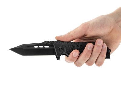 Спасательный Складной Нож Mil-Tec Star Black 15319600